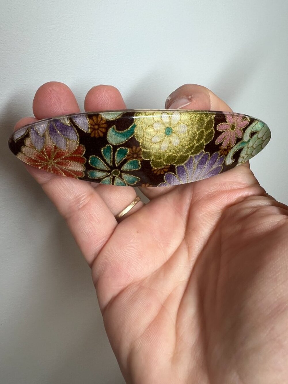 France Luxe handmade Floral Barrette